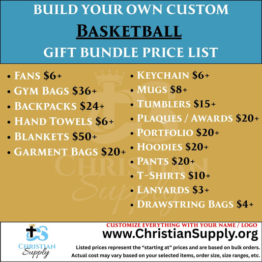 Basketball Gift Bundle | Custom Player and Coach Keepsakes for Team Celebrations