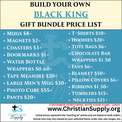 Black King Gift Bundle | Personalized Empowerment Gifts for Men