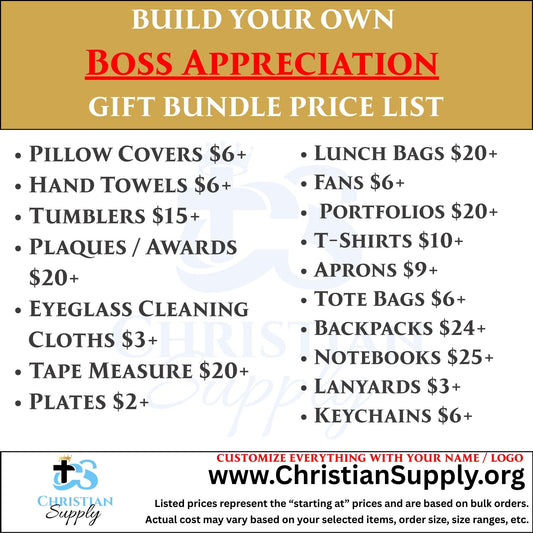 Custom Boss Appreciation Gift Bundle | Personalized Keepsakes and Professional Gifts for Leaders and Mentors