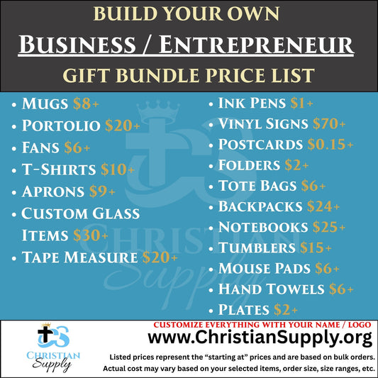 Custom Business and Entrepreneur Gift Bundle | Personalized Tools and Branding Gifts for Small Business Owners