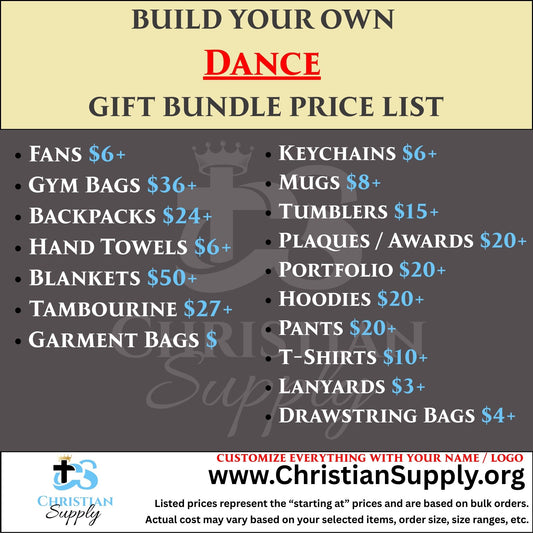 Dance Gift Bundle | Custom Apparel and Personalized Keepsakes for Dancers and Teams