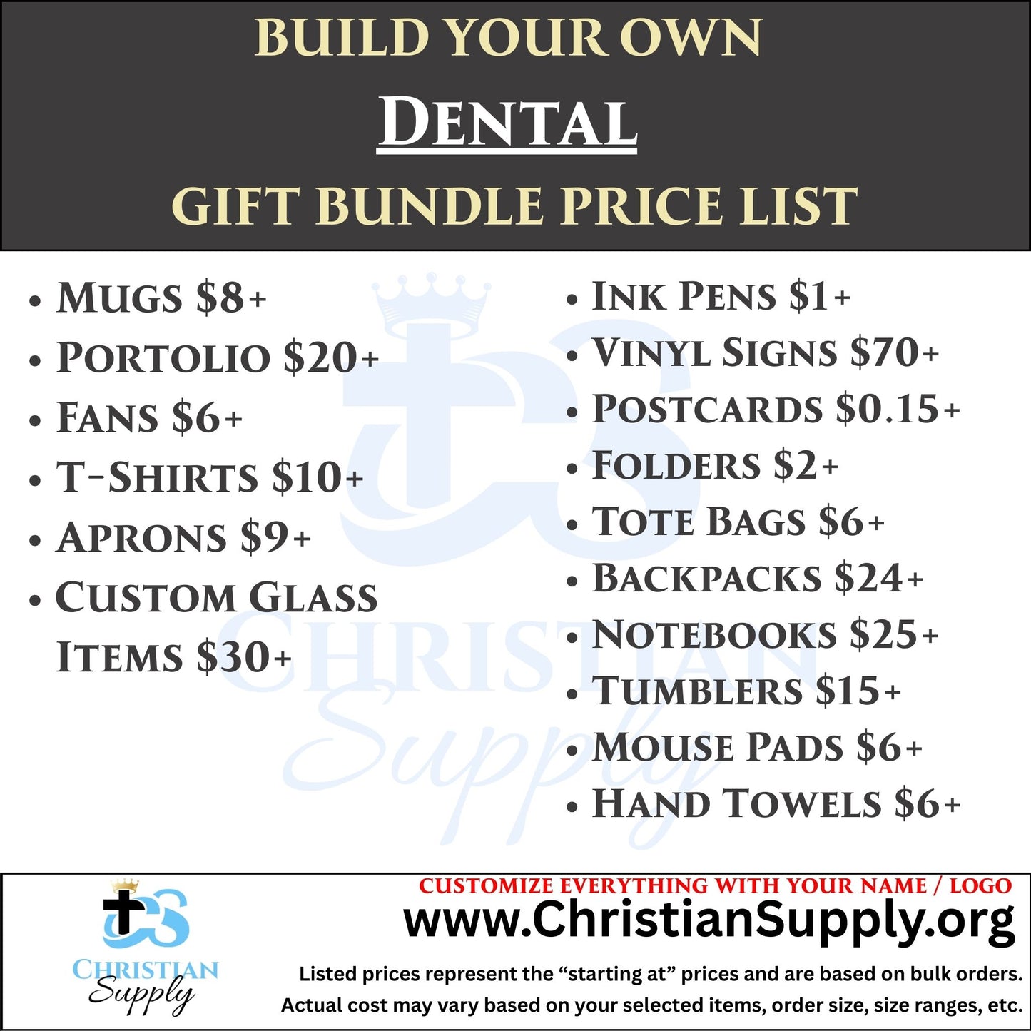 dental gift bundle | personalized appreciation gifts for dental offices and staff