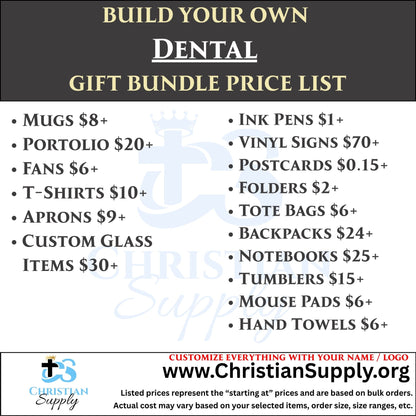 Dental Gift Bundle | Personalized Appreciation Gifts for Dental Offices and Staff
