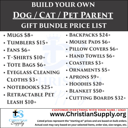 Pet Parent Gift Bundle | Personalized Gifts for Dog Moms, Cat Dads, and Animal Lovers