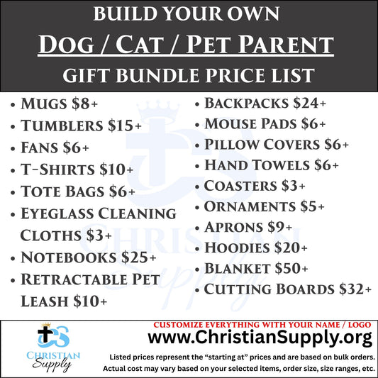 Pet Parent Gift Bundle | Personalized Gifts for Dog Moms, Cat Dads, and Animal Lovers