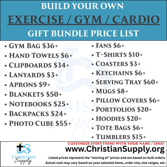 Exercise and Gym Gift Bundle | Personalized Fitness Gifts and Accessories for Trainers and Active Lifestyles