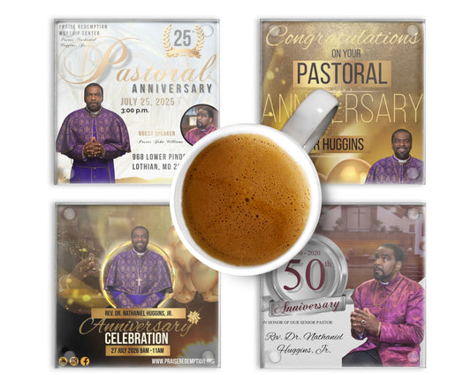 Pastor’s Anniversary Event Bundle | Custom Favors, Decor & Keepsakes for Church Celebrations