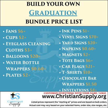 Graduation Gift Bundle | Custom Favors, Apparel & Accessories for Celebrating Your Graduate