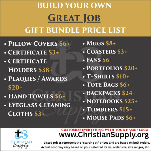 Great Job Gift Bundle | Custom Appreciation Gifts for Achievements and Recognition