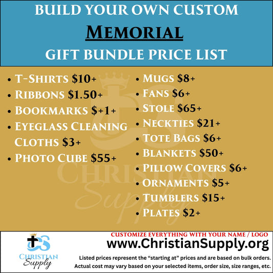 Custom Memorial Gift Bundle | Personalized Faith Based Keepsakes and Remembrance Gifts for Loved Ones
