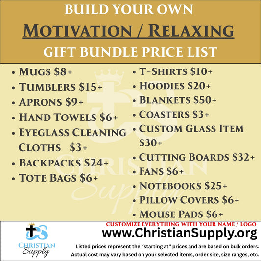 Motivational and Relaxation Gift Bundle | Custom Self-Care and Encouragement Gifts