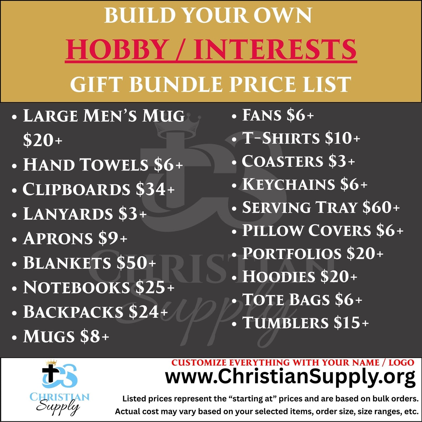 hobby and interests gift bundle | custom keepsakes for artists, creators, and collectors
