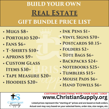 Real Estate Gift Bundle | Custom Branded Client and Agent Gifts for Closings and Events