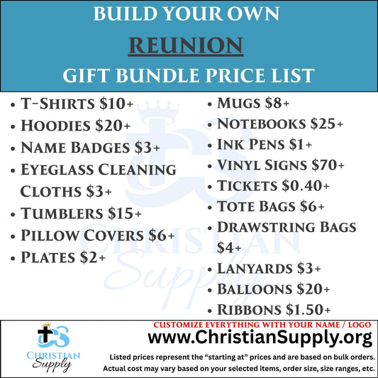 Reunion Gift Bundle | Custom Apparel and Keepsakes for Family and Class Events