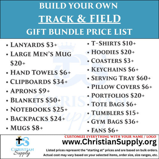 Track and Field Gift Bundle | Custom Gear and Personalized Keepsakes for Athletes and Coaches