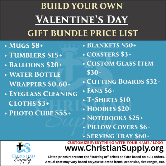 Valentine’s Day Gift Bundle | Personalized Romantic Gifts for Him, Her, or Group Celebrations