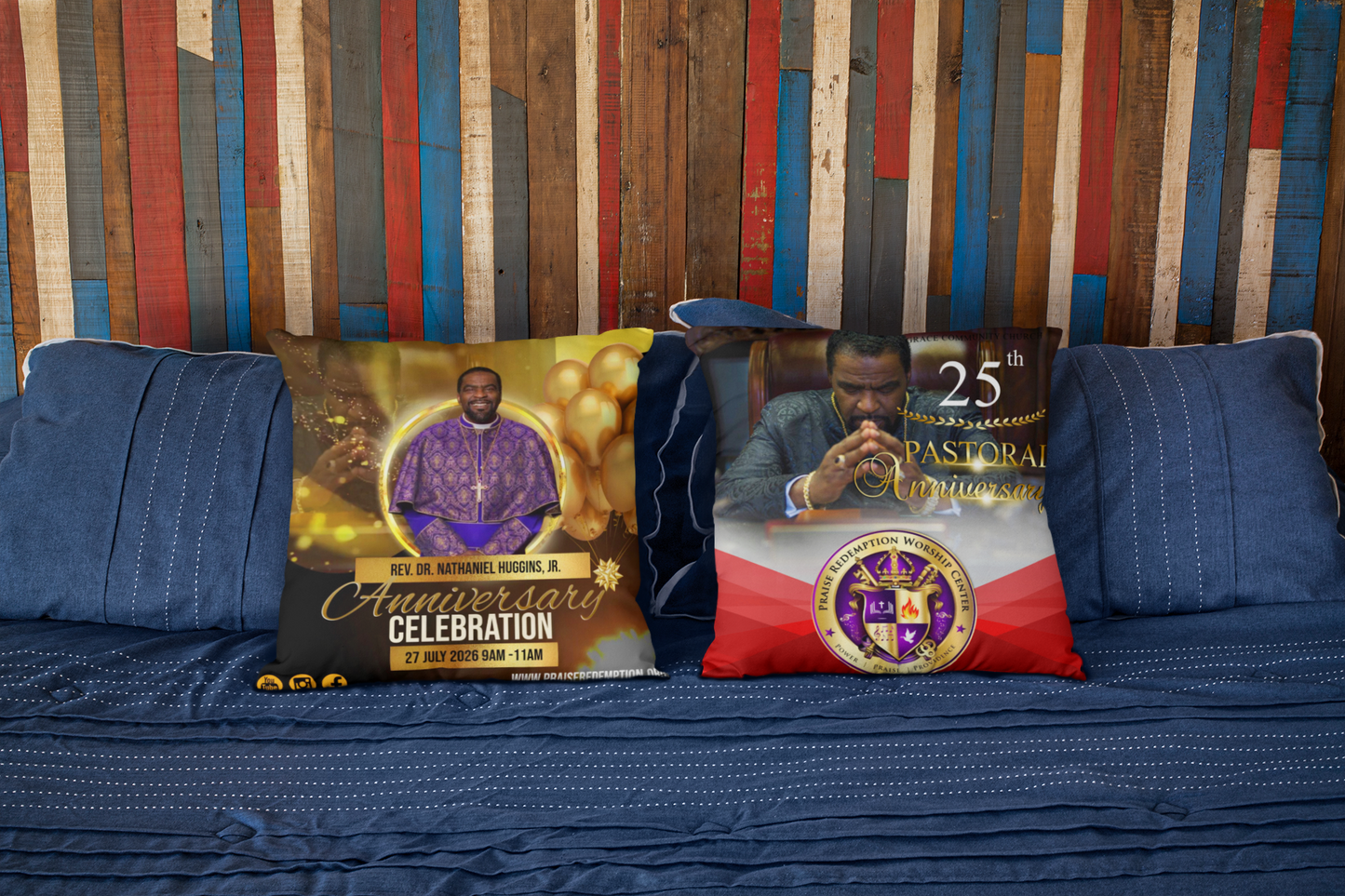 pastor’s anniversary event bundle | custom favors, decor & keepsakes for church celebrations