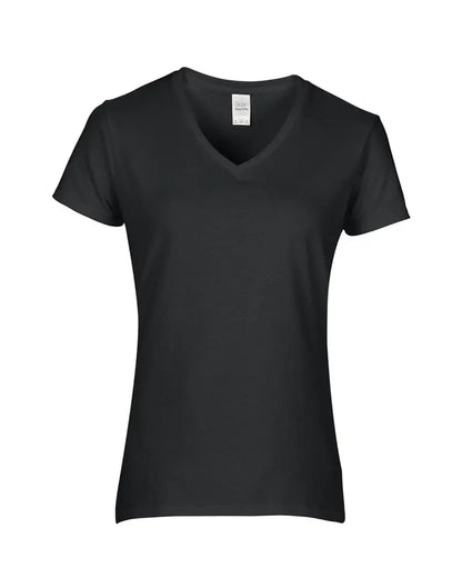 V-Neck T-Shirts - Black / S