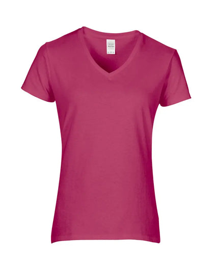 V-Neck T-Shirts - Pink / S