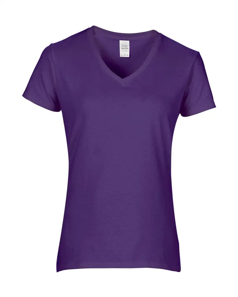 V-Neck T-Shirts - Purple / S
